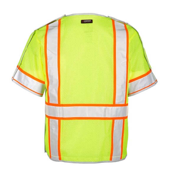 Vest,Breakaway,Class 3,Lime,XL